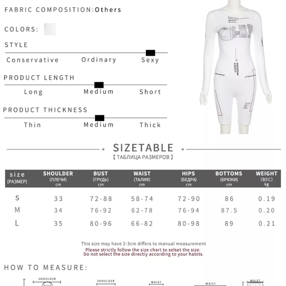 💋KLIOU MOCK NECK LETTER PRINT SPORT JUMPSUIT!!! - Picture 13 of 14